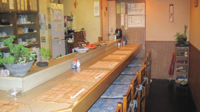 季節料理 水菜月の店内(飯田/グルメ)